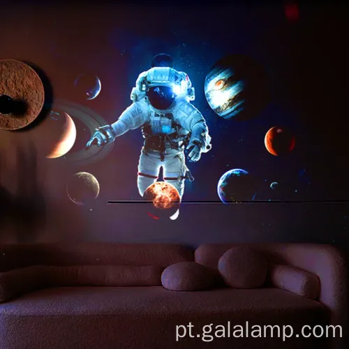 Luz do projetor de galáxia alienígena recarregável para ambiente de quarto